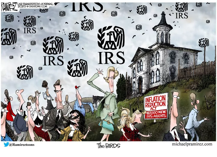 Michael Ramirez for Apr 18, 2023