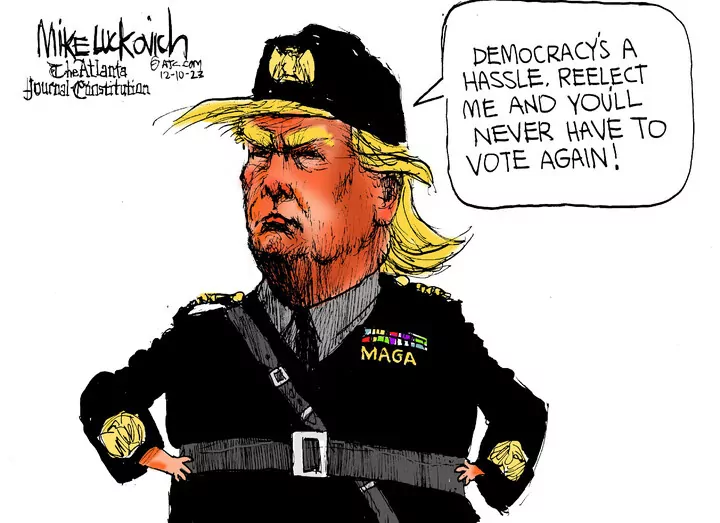 Mike Luckovich for Dec 10, 2023