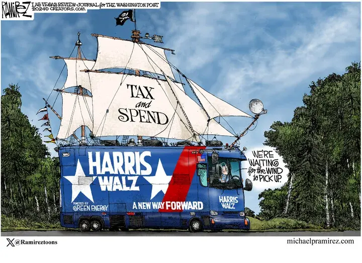 Michael Ramirez for Aug 23, 2024