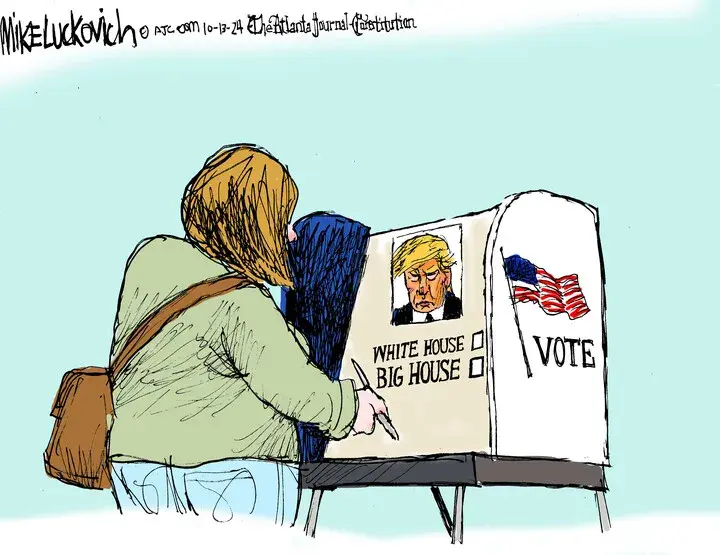 Mike Luckovich for Oct 13, 2024