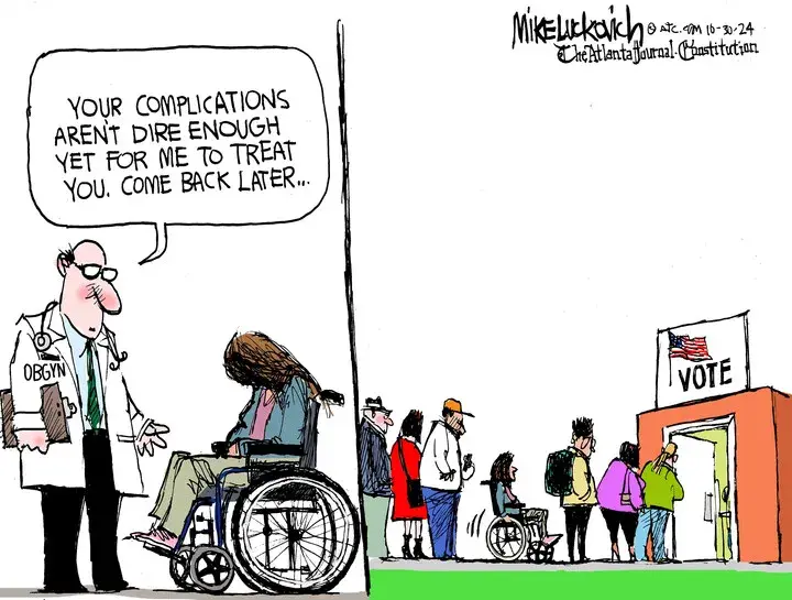 Mike Luckovich for Oct 30, 2024