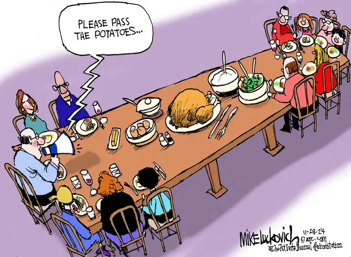 Mike Luckovich for Nov 28, 2024
