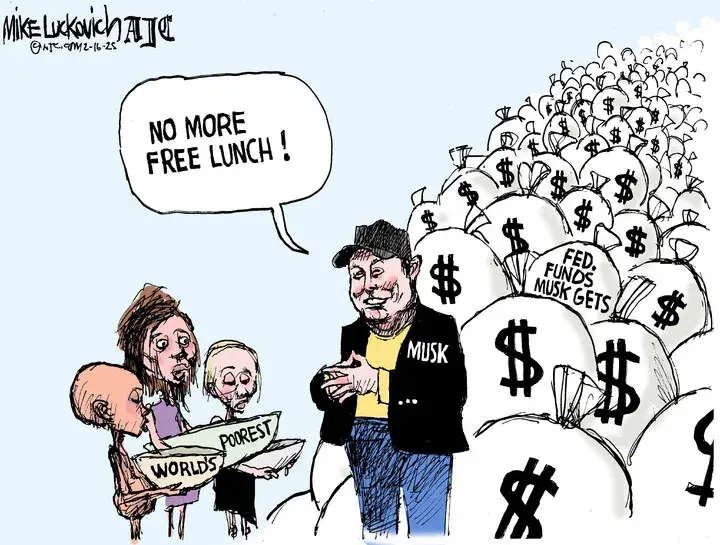 Mike Luckovich for Feb 16, 2025
